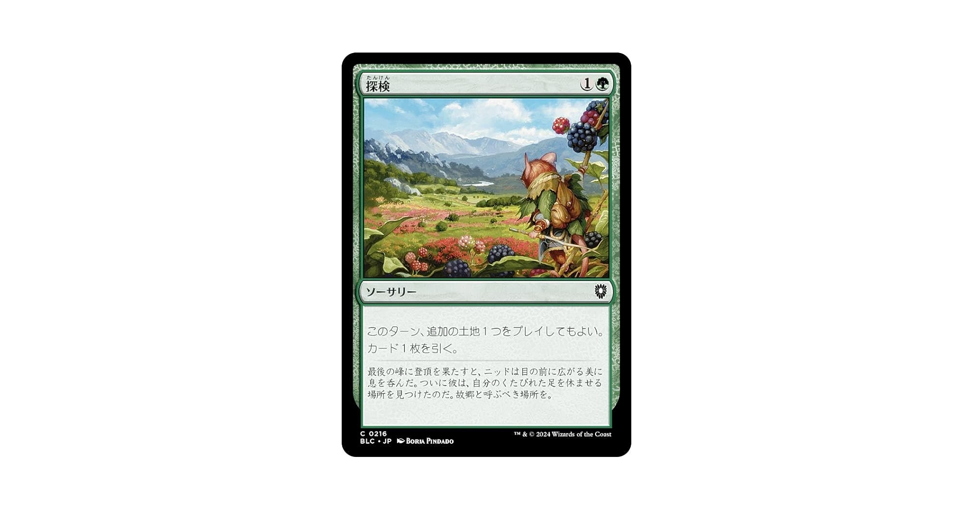 Amazon.co.jp: マジックザギャザリング BLC JP 0216 探検 (日本